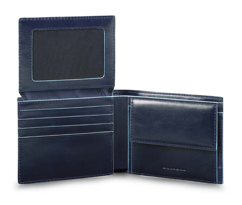 Кошелек мужской Piquadro Blue Square, синий (PU4518B2R/BLU2)