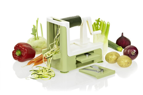 Спиралерезка Lurch бело-салатовая