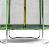 Батут DFC Trampoline Fitness с сеткой 12ft Зеленый фото №6