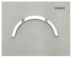 Полукольцо упорное верхнее вала коленчатого Ricardo Y485BD; TDK 17 4L/Upper thrust piece of crankshaft