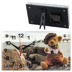 Часы 21 Bek настольные 1323-639 "Мишка в подарок"