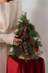 Мини елка "Морозные ягоды"