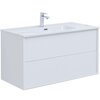 Aquanet 287542 Тумба Lino 80 (Flat) белый глянец (287542)