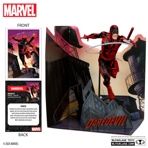 Фигурка Сорвиголова масштаб 1:10 со сценой Daredevil #600