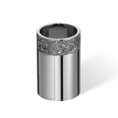 Decor Walther 0933800 Decor Walther Rocks BOD1 Стакан настольный, с кристаллами Swarovski, цвет: хром фото