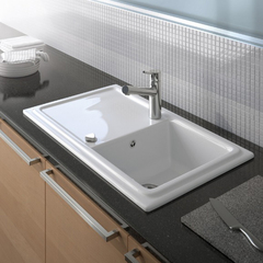 7513860000 Duravit Cassia Кухонная мойка Cassia 50 860x510, белая фото
