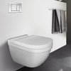 Duravit 45270900A1 (2527090000+006389) Duravit Starck 3 Комплект: подвесной унитаз Rimless 2527090000 + сиденье с микролифтом (Soft Close) 006389