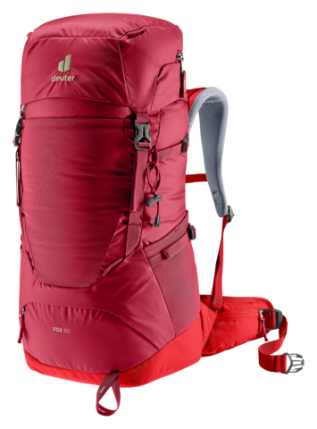 Картинка рюкзак туристический Deuter Fox 30 Masala/Cherry - 1