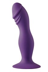 Фиолетовый фаллоимитатор Pleasure Dildo - 14,6 см. - 
