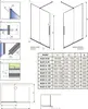 Radaway 10106438-09-01L Дверь Furo Walk-in Gold 43,8x200 прозрачное 8 мм левая 1/2 золото