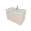 Aquatek AQ77080-LC AQ77080-LC Комплект мебели:Тумба 80см ВЕГА с раковиной AQ0480-00, 2 ящика, цвет капучино светлый