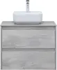Aquanet 287875 Тумба Nova Lite 75 2 ящ. цв. дуб белый (287875)