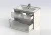 Aquanet 212662 Тумба с раковиной Aquanet Модена 75 белый (212662)