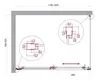 BelBagno LUCE-AH-1-120/90-P-Cr LUCE-AH-1-120/90-P-Cr Душевой уголок
