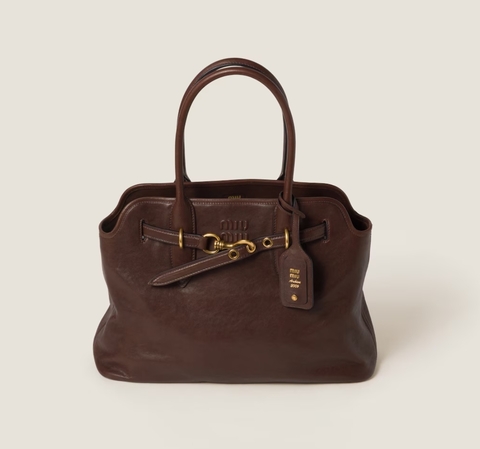 Сумка MIU MIU Aventure, тёмно-коричневый