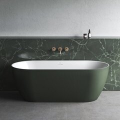 Ravak CD11200000 Ванна FREEDOM O TEC отдельностоящая 1700 х 770 СЕРО-ЗЕЛЕНАЯ (слив-перелив - БЕЛЫЙ) фото