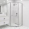 RGW 350608899-11 Душевой уголок 90*90*195 RGW HO-088 Трапеция/Хром/Прозрачное/8 мм (2 уп.)