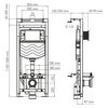 WasserKRAFT Alme 15TLT.010.ME.RG04 Система инсталляции для унитазов