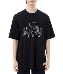 Футболка Alpha Industries UNFRM UNI Tee Black (Черный)