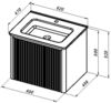 Allen Brau 1.370016.WM 1.370016.WM GRAVITY Тумба 60, 1 ящ. с фрез., белый матовый (346182)