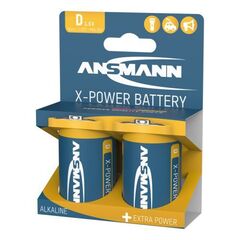 Батарейка X-POWER D ANSMANN 1.5V - 2шт