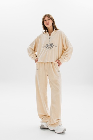 Свитшот ZIPPER VELOURS LEGACY BUTTER