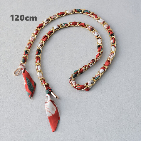 Ручка из цепочки с платком S-15