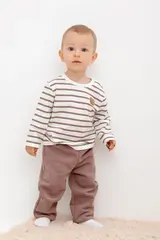 брюки  для мальчика  КР 400594/капучино к410