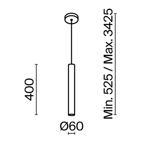 Подвесной светильник Maytoni Pro Focus MOD161PL-01B1