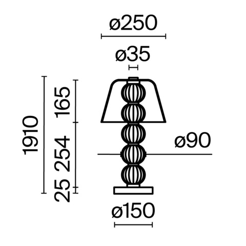 Настольная светодиодная лампа Maytoni Amulet MOD555TL-L8G3K