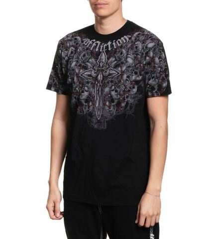 Affliction | Футболка мужская Crimson Wasteland Tee A27304 слева