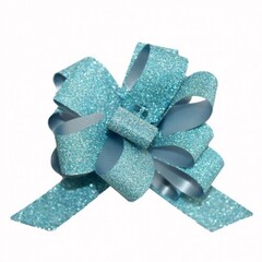 
          Бант Для Упаковки Подарка Блеск 1,8 Х 1,8 См (Голубой)