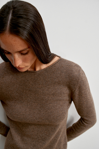 Джемпер ISABEL, шоколадный