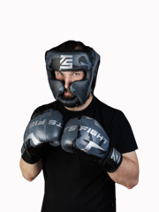 Шлем для бокса Tomorrow Star Shadow Black Gray