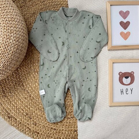 Комбинезон слип в рубчик