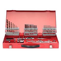 Набор метчиков и плашек M3 -M12 HSSE 44пр Ruko 245030E (!)