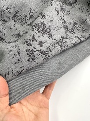 Трикотаж кашкорсе, Серый меланж
