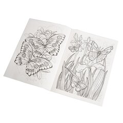 
          Раскраска А5, Alingar, "Бабочки", 6л., мелов. обложка