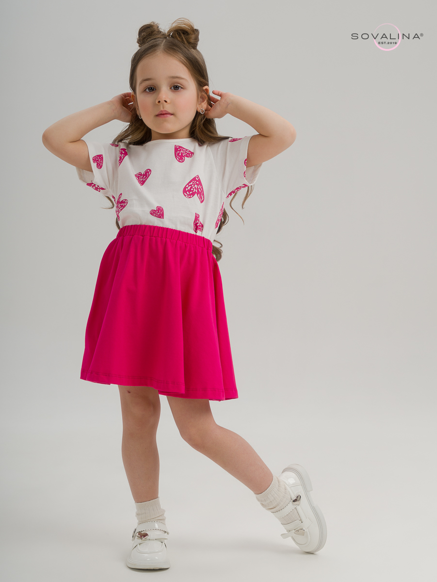 Костюм Мальвина SG разбитое сердце-фуксия New