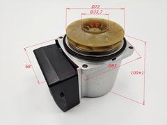 Электромотор насоса (GRUNDFOS UPSO15-65) для VIESSMANN Vitodens 100-W WB1C (35кВт) (арт. 7836443)