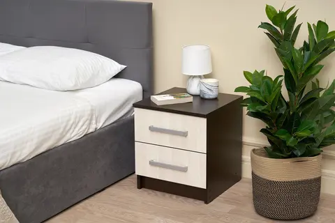Комплект прикроватных тумб Фиеста венге / лоредо