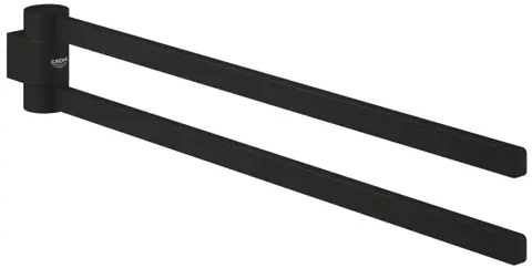 Держатель для полотенца двойной GROHE Selection , поворотный, металл, фантомный чёрный 41219KF0