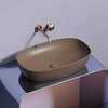 Ceramica Nova Element CN6049MDB Умывальник чаша накладная овальная, 60x38, цвет: темно-коричневый матовый