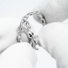 94013733 - Серебряное кольцо с подвеской ЗАЙКА/SKLV | Toy Story