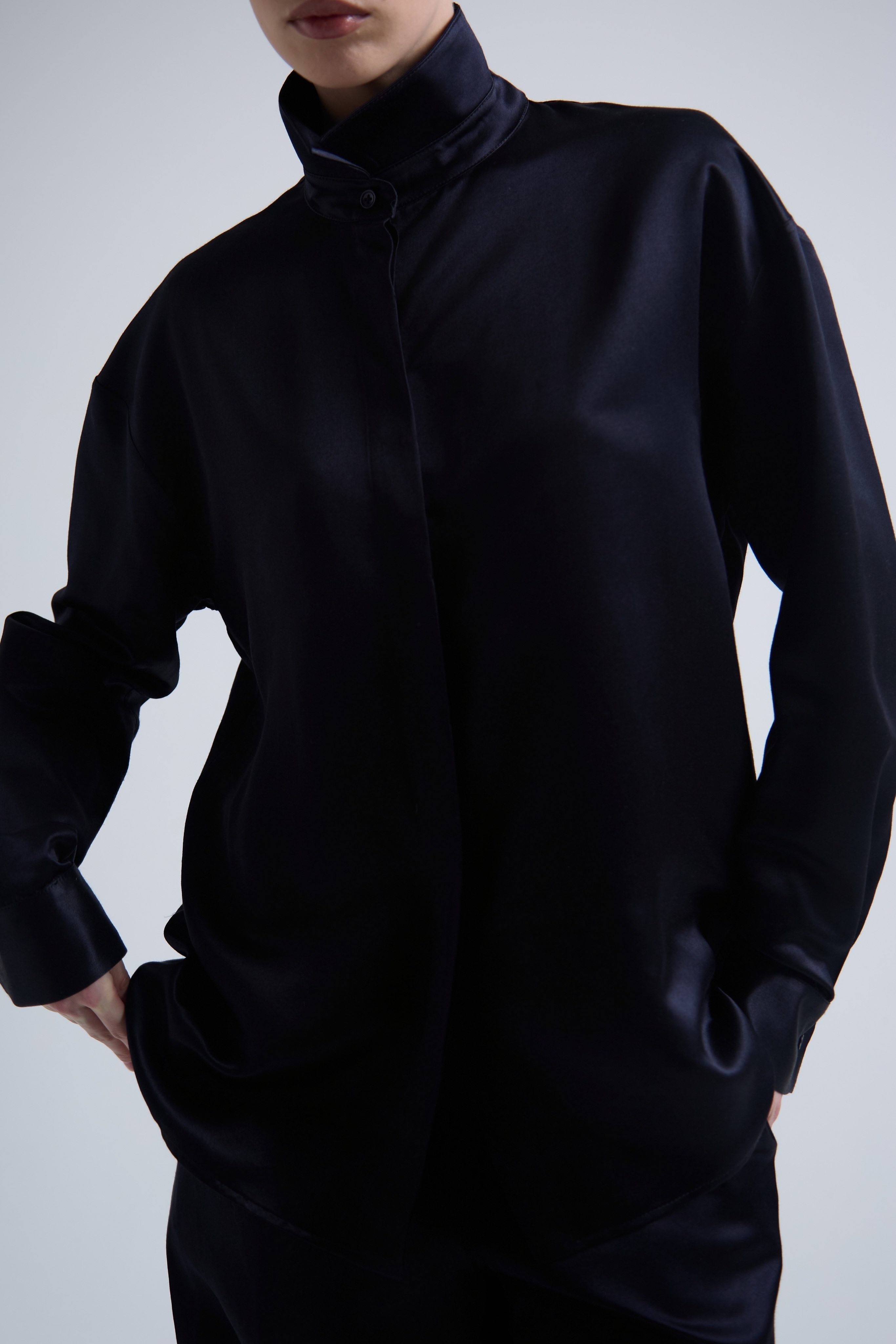 Рубашка Deep из шелка и кашемира