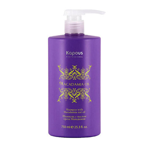 Kapous Macadamia Oil Shampoo - Шампунь с маслом ореха макадамии для всех типов волос