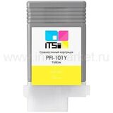 Совместимый картридж PFI-101 Yellow Pigment 130 мл для Canon imagePROGRAF 5000/6000S