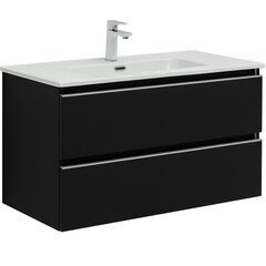 Aquanet 337956 Тумба Вега 2.0 90 2 ящ. цв.черный (337956) фото