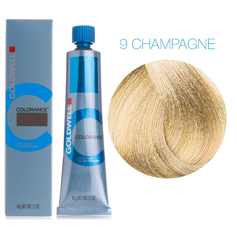 Goldwell Colorance 9 CHAMPAGNE (шампань блонд) - тонирующая крем-краска