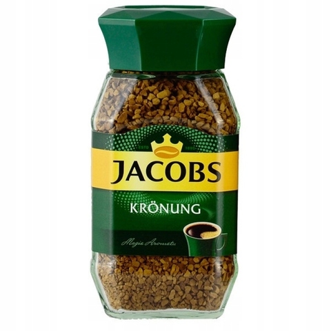 купить Кофе растворимый Jacobs Kronung, 200 г стеклянная банка (Якобс)